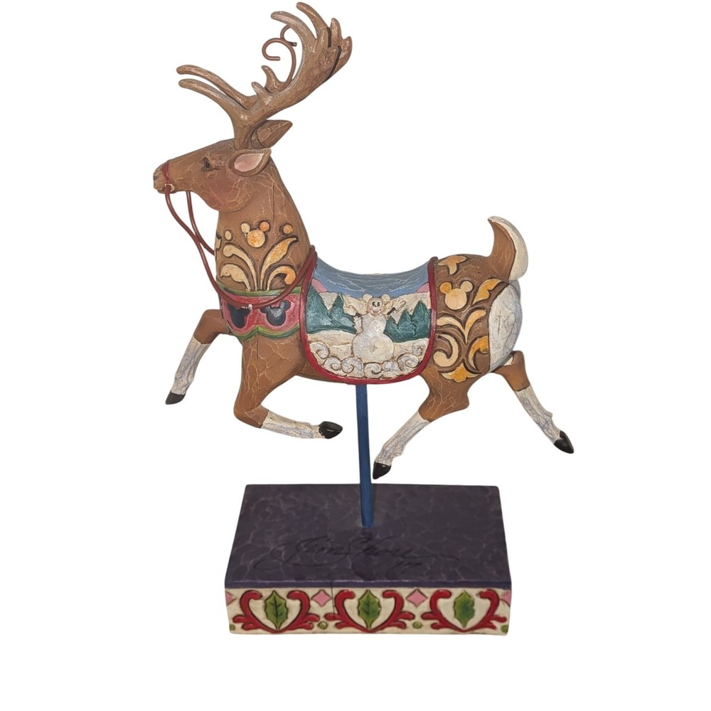 Jim Shore Disney Traditions Disney Dasher Reindeer Figurine 4008065 Carousel